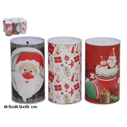 HUCHA XMAS 8.5X8.5X15 CM 3 SURT