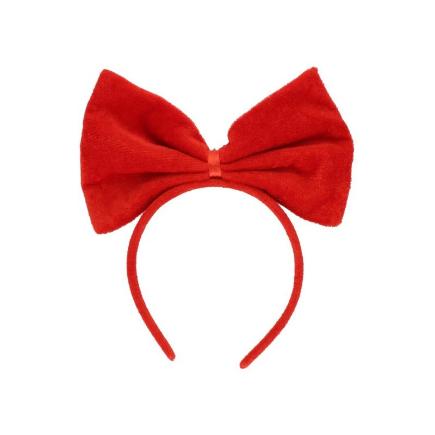 DIADEMA LAZO ROJO 12X14 CM