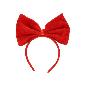 DIADEMA LAZO ROJO 12X14 CM