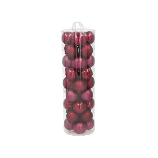 S/36 BOLAS ALICE 6 CM BURDEOS