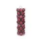 S/36 BOLAS ALICE 6 CM BURDEOS