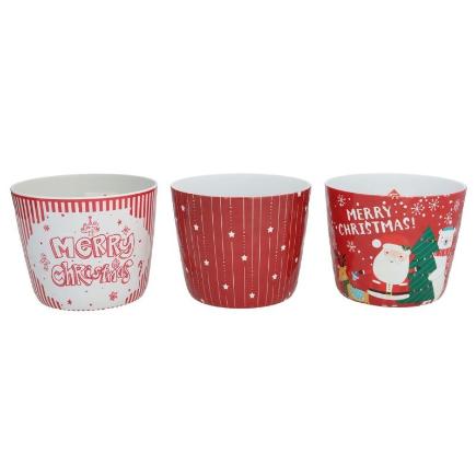 MACETERO CLASICA NAVIDAD 16X16X13 3STD