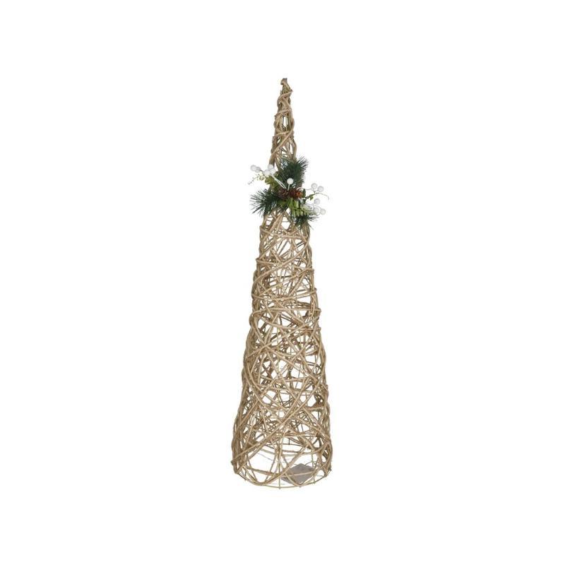 CONO XMAS C/80 LUCES BETH 20X20X80 CM