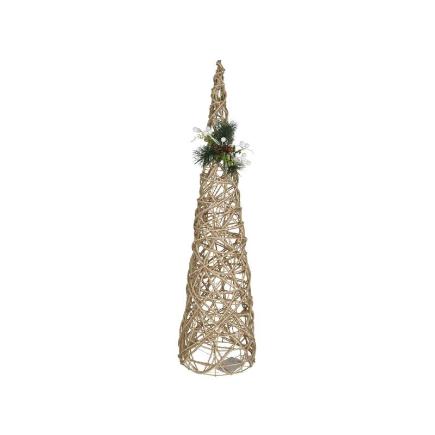 CONO XMAS C/80 LUCES BETH 20X20X80 CM