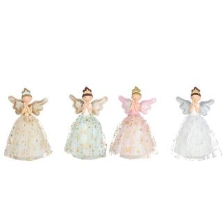 ANGEL DECORADO ELIA 4 LED 4 SRT 22X22X36 CM