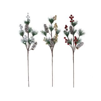 VARA PINO Y FRUTOS 60 CM 3 STD