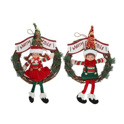 FIG XMAS PUERTA 31X6X51 CM 2 STD