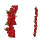 GUIRNALDA POINSETIA ROJA RUBY 180 CM