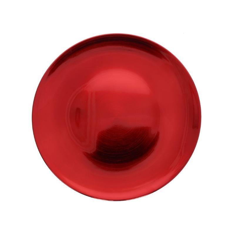 BAJOPLATO ROJO VIENA 33 CM
