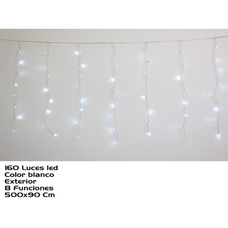 CORTINA EXT 160 LEDS FRIA 8 FUNC 500CM