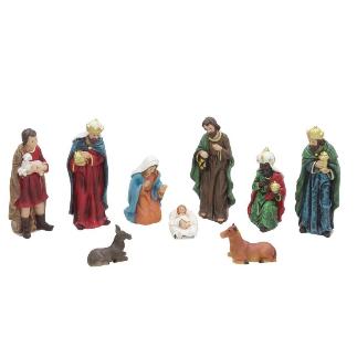 SET 9 FIGURAS NATIVIDAD 15 CM