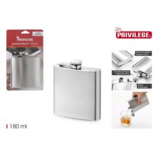 PRB BOTELLA PETACA ACERO 180 ML PRIVILEGE