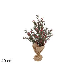 ARBOL CON BOLAS CON MACETA DE YUTA