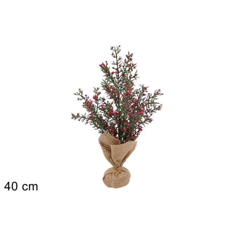 ARBOL CON BOLAS CON MACETA DE YUTA
