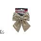 LAZO 16 CM TELA RAYAS BEIGE HJ2024-075H