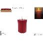 VELA ROJA LED 7.5X10 CM EN EXHIBICION