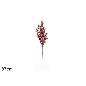 RAMA DECORACION PURPURINA 87 CM ROJO