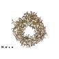 CORONA DE PUERTA 40 CM HOJAS MUERDAGO CHAMPAN