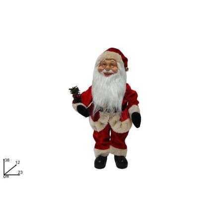 PAPA NOEL CON RAMAS Y PIÑAS