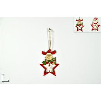 ESTRELLA COLGANTE FIG. NAVIDEÑA 2 SURT