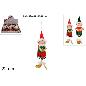 COLGADOR MUÑECA 22 CM DECORACION AJEDREZ SURT DE 2 EN EXHIBI