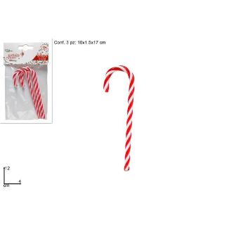 COLGANTE DE BASTONCITO CONFITADO 3 PIEZAS 12 CM