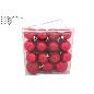 BOLAS 54 PIEZAS SURT DE MEDIDAS ROJAS EN BOLSA PVC