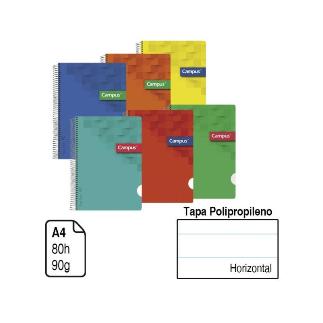 2428 BLOC A4 P.P HORIZ. 80H CAMPUS 90 GR