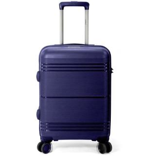 MALETA TROLLEY PP 4 RUEDAS DOBLES AZUL 70 CM