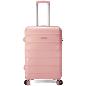 MALETA TROLLEY EXTENSIBLE PP 4 RUEDAS DOBLES CORAL 70 CM