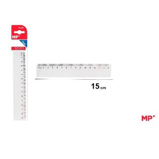 REGLA DE PLASTICO 15 CM