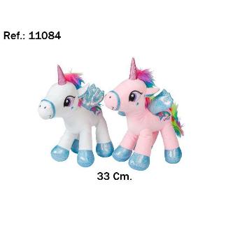 UNICORNIO 33 CM 2 COLORES