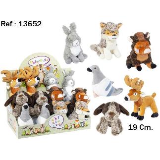 ANIMALES BOSQUE 19 CM DISP EN 6 MODELOS