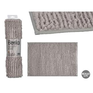 ALFOMBRA BAÑO GRIS 40X60 CM