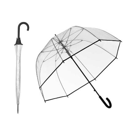 PARAGUAS PLASTICO NEGRO 63 CM