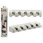 SOPORTE PLASTICO ARTICULOS LIMPIEZA BLANC