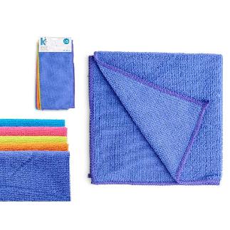 SET 5 BAYETAS MICROFIBRA 30X30 CM 5 COL