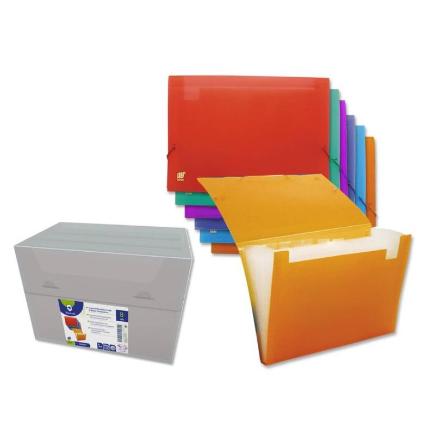 PP CARPETA FUELLE 12 B TRANSP. COL SURT.