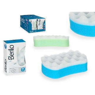 ESPONJA EXFOLIANTE DOBLE CAPA SURT 2 COL