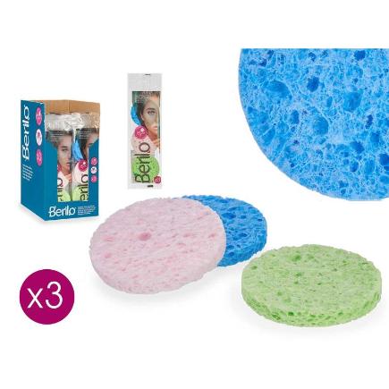SET 3 ESPONJAS DESMAQUILLANTES SURT 3 COLR