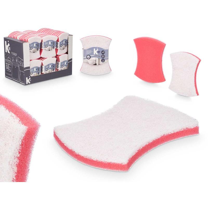 SET 2 ESTROPEJOS BAÑO SUAVE