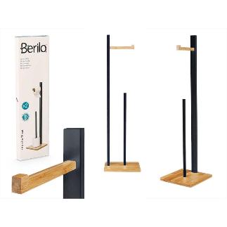 PORTARROLLO BAMBU NEGRO