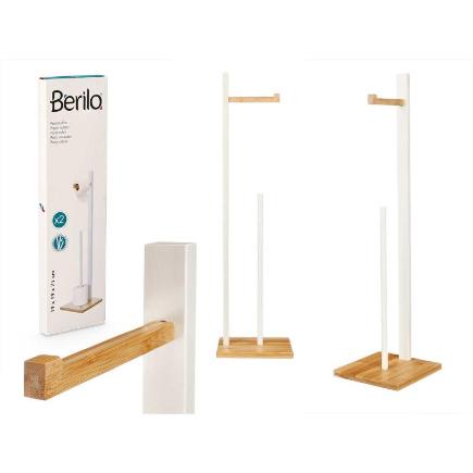 PORTARROLLO BAMBU BLANCO