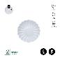 PLATO FORMA RIZADO BLUE 18 CM CARTON 8 UDS