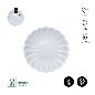 PLATO FORMA RIZADO BLUE 23 CM CARTON 6 UDS