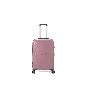 MALETA TROLLEY 50 CM 3 PP 4 RUEDAS DOBLES ROSA/ORO