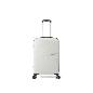 MALETA TROLLEY 60 CM 3 PP 4 RUEDAS DOBLES BLANCO