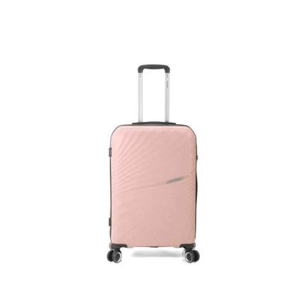MALETA TROLLEY 60 CM 3 PP 4 RUEDAS DOBLES CORAL