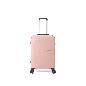 MALETA TROLLEY 60 CM 3 PP 4 RUEDAS DOBLES CORAL