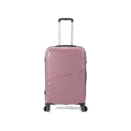 MALETA TROLLEY 70 CM 3 PP 4 RUEDAS DOBLES ROSA/ORO